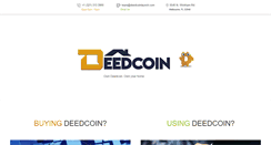 Desktop Screenshot of deedcoin.com